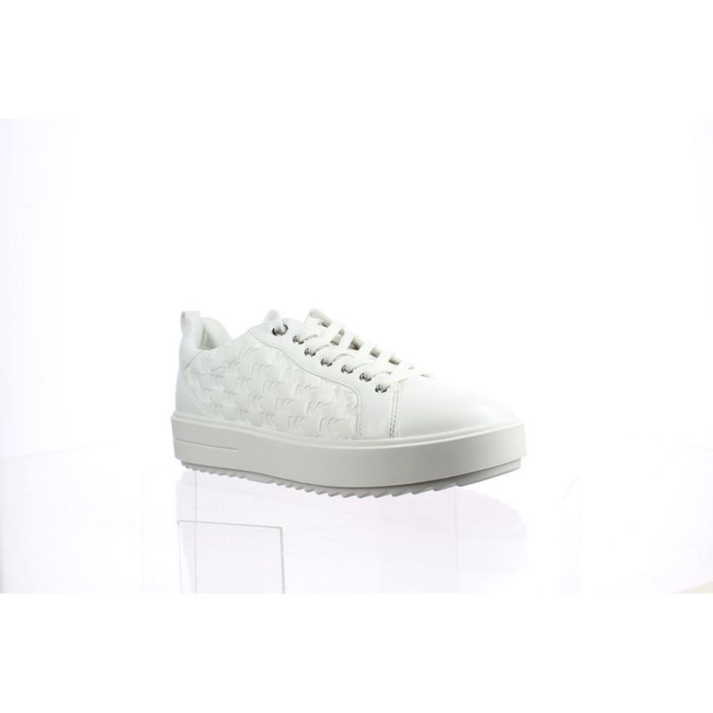 Michael Kors Womens Emma Riley White Fashion Sneaker Size 9 Medium (B, M) - Picture 2 of 4